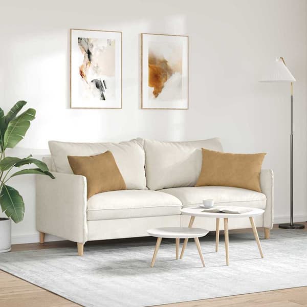 Sofakuddar 2 pcs Brun 60 x 40 cm Kordread tyg
