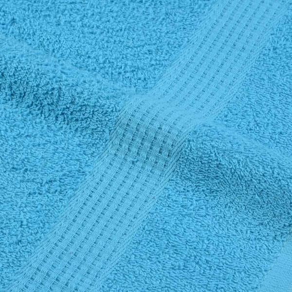 Duschhanddukar FROGN 2 st turkos 70x140 cm 360 gsm
