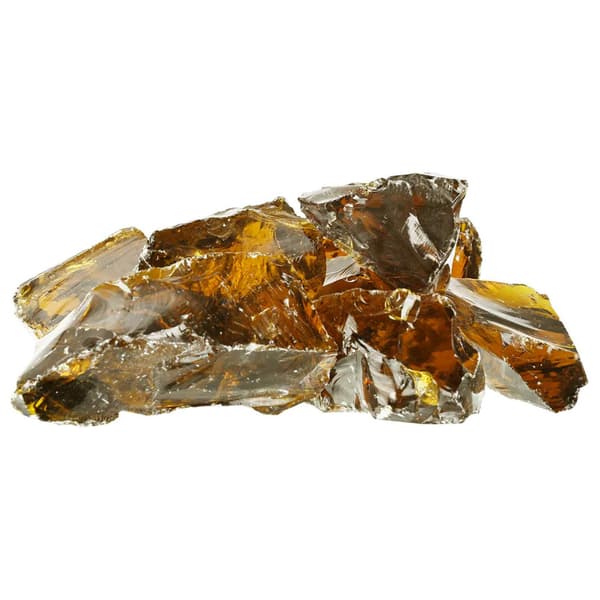 Trädgårdsstenar Brun 12 cm Glas
