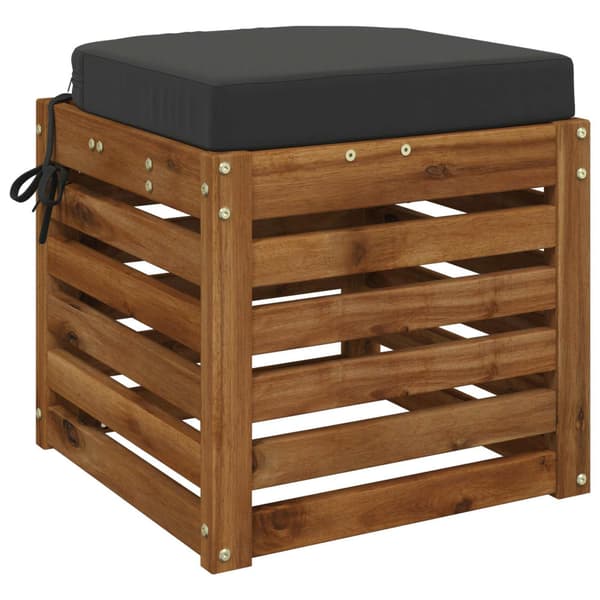 1-delad Sittkudde SOEST 100% Polyester Antracit 40 x 40 x 7 cm