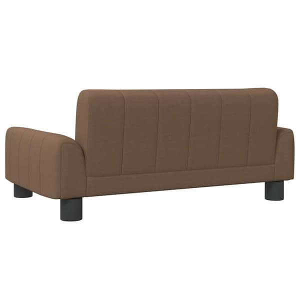 Barnsoffa brun 70x45x30 cm tyg