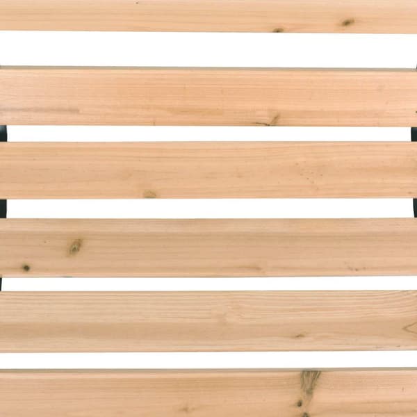 Trädgårdsbänk 122 cm trä