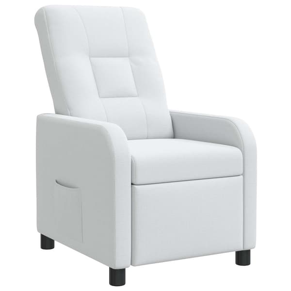 Recliner Vit Tyg