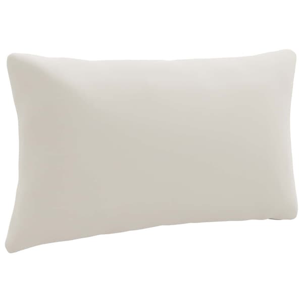 1-delad ryggkudde PUTTEN 100% Polyester Vit 70 x 40 x 15 cm