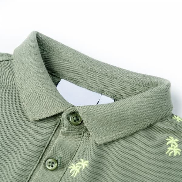 Pikétröja för barn khaki 128