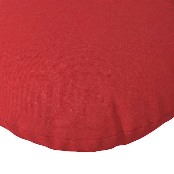 Sittkuddar 2 pcs Röd Ø60 x 21 cm tyg
