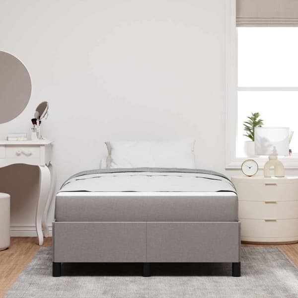 Bäddfjäder Taupe 120 x 190 cm tyg
