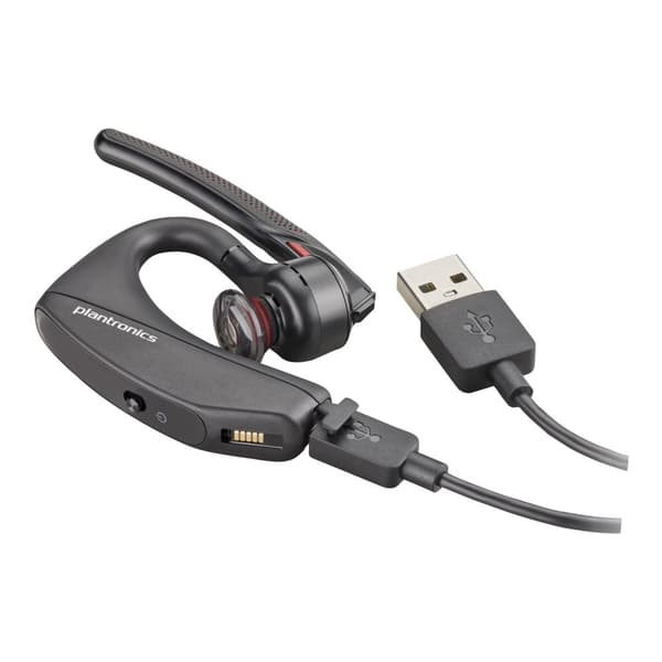 HP Poly Voyager 5200 UC - headset - USB-A via Bluetooth-adapter