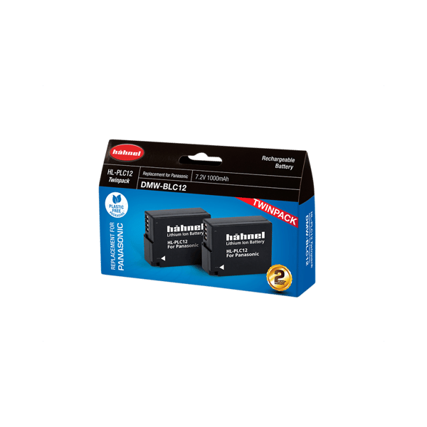 Hähnel Battery Panasonic HL-PLC12 / DMW-BLC12 Twin Pack