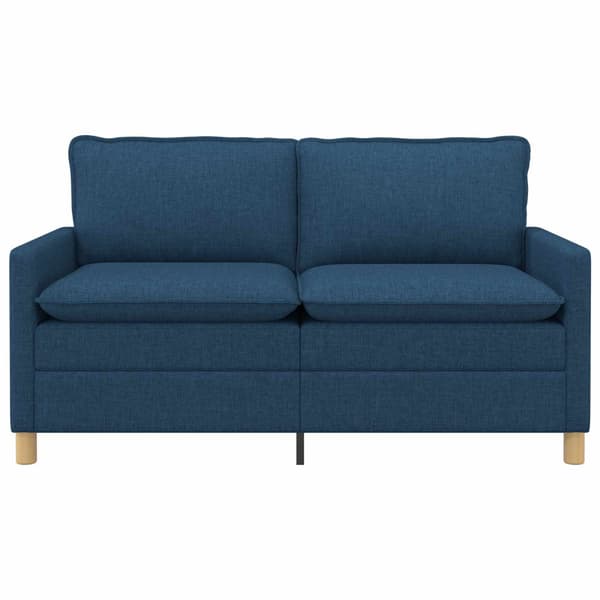Soffa Blå Tyg