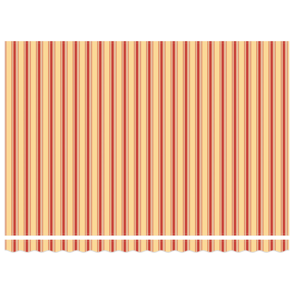 Markis tyg Gul och Orange 450 × 350 cm Polyester