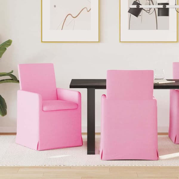 Matstolar 2 pcs Rosa 57 x 67 x 95 cm tyg