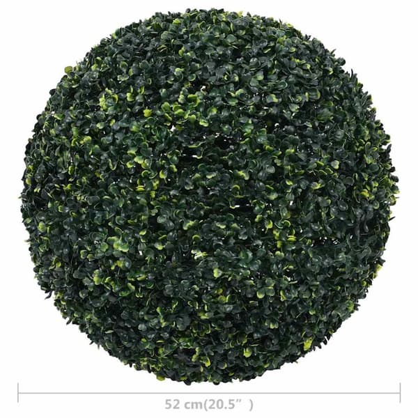 Konstgjorda buxbombollar 2 st 52 cm