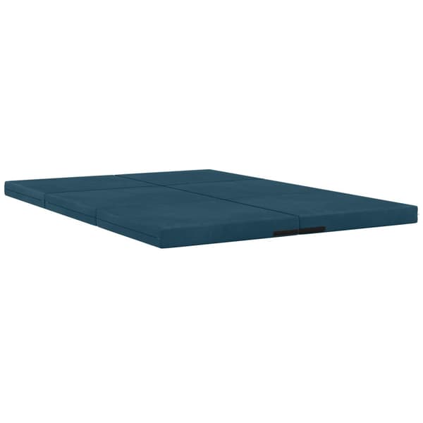 Fällbar Soffbed 140 x 67 x 45 cm Blå