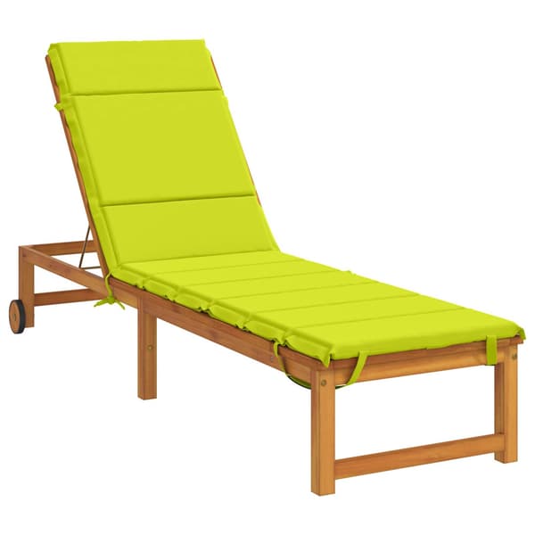 Solstol Kudde GEMERT 100% Polyester Klart grön. 200 x 50 x 3 cm