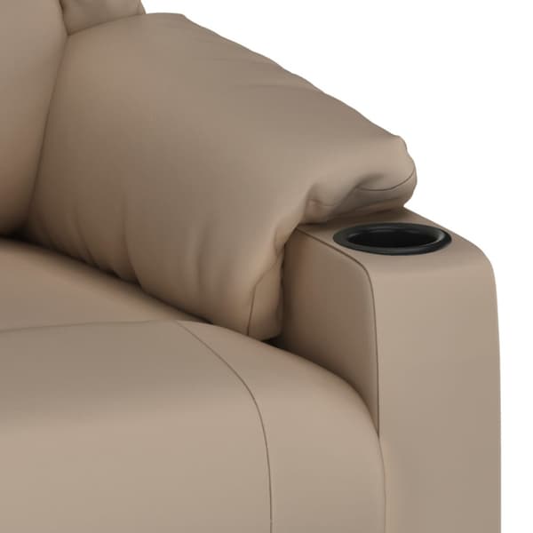 Reclinerfåtölj cappuccino konstläder