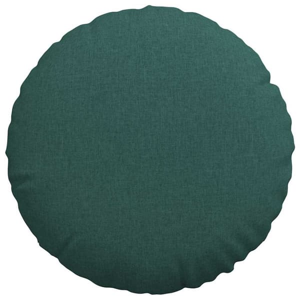 Sittkuddar 2 pcs Mörkgrön Ø80 x 29 cm tyg