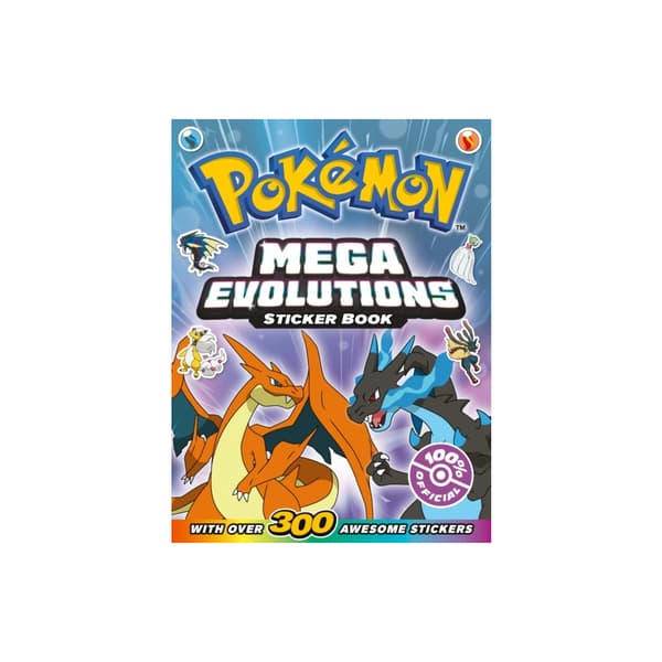 Pokemon Mega Evolutions Sticker Book (häftad, eng)