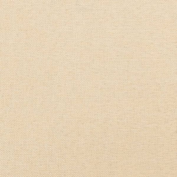 Fotpall gräddvit 60x50x41 cm tyg