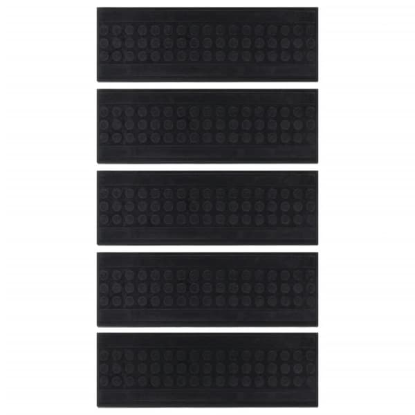 Trappstegsmattor 5 st 25x75 cm gummi