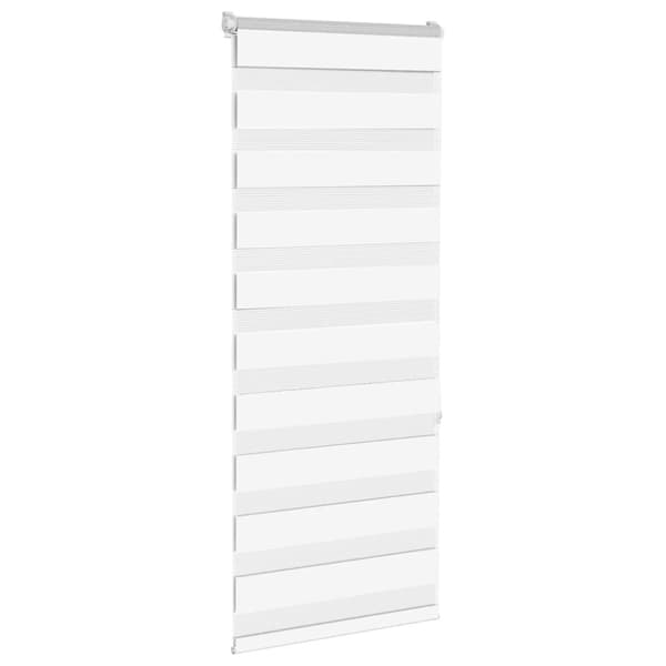 Rullgardin zebra vit 60x150 cm tyg bredd 55,9 cm polyester