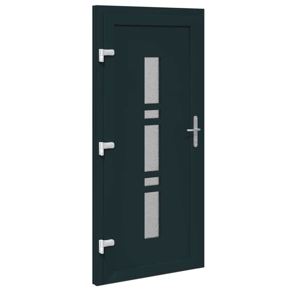 Framdörr Antracit 98 x 200 cm PVC