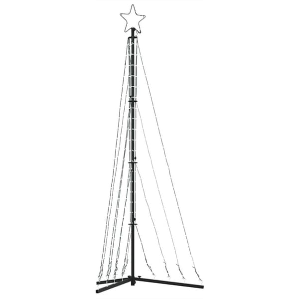 LED julgran 339 LEDs varmvit 182 cm