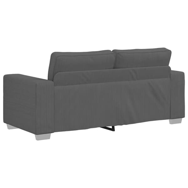 Loveseat soffa mörkgrå 180x77x82 cm manchestertyg