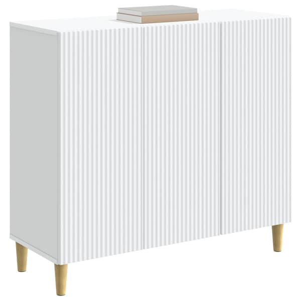 Sideboard Vit 89 x 34,5 x 80 cm Konstruerat trä
