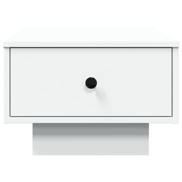 Soffbord vit 60x45x31 cm konstruerat trä