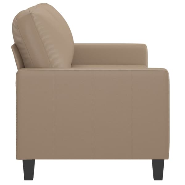 2-sitssoffa cappuccino 140 cm konstläder