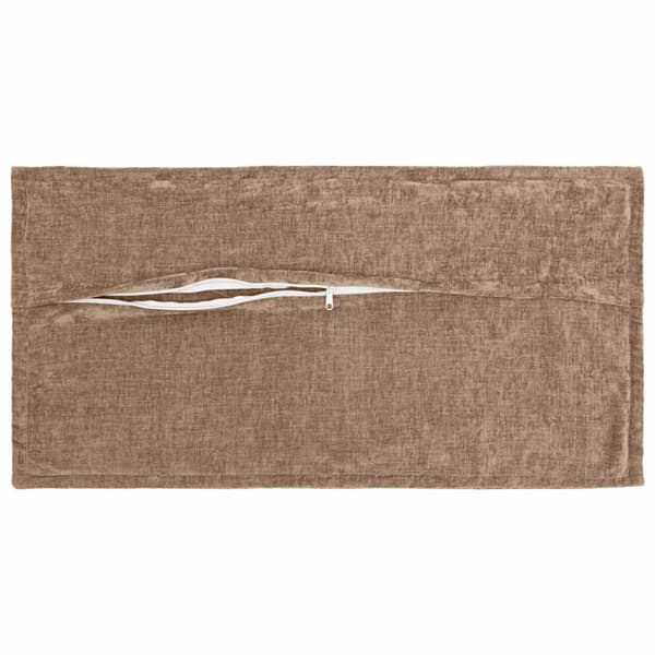 Kuddöverdrag 2 st HOUTEN Brun 40 x 80 cm Chenilletyg