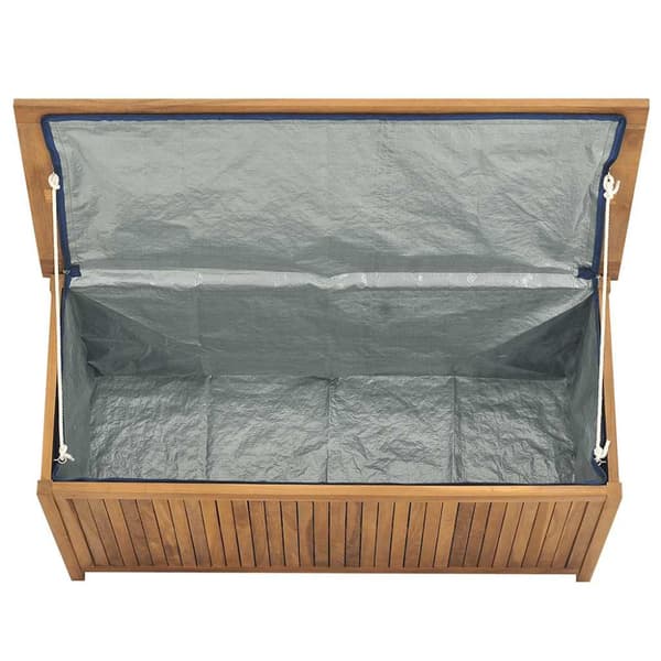 Trädgårdslåda 114x50x58 cm massiv teak