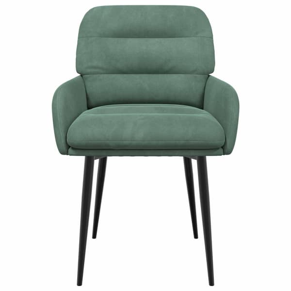 Matstolar 2 pcs Sammet Havgrön 59 x 59,5 x 90 cm