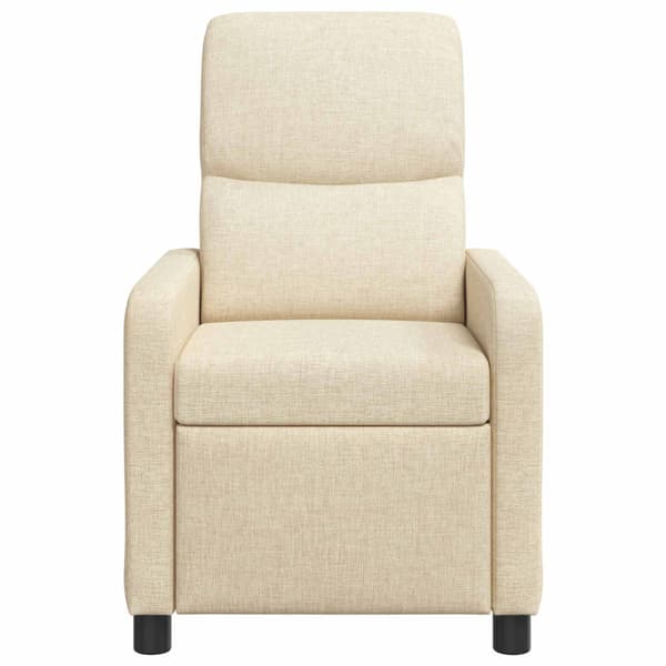 Recliner Gräddvit Tyg