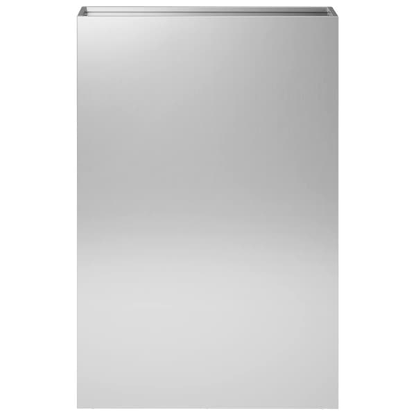 Trädgårdsplanterare Silver 50 x 20 x 75 cm Galvaniserat stål