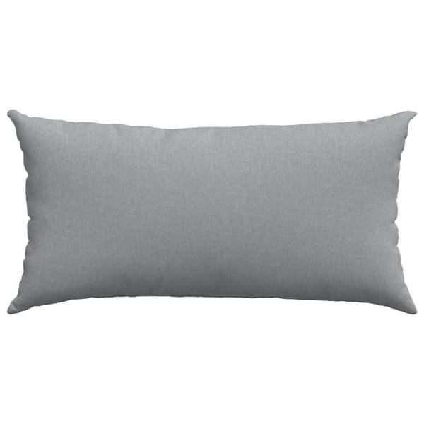 Sofakuddar 2 pcs Ljusgrå 80 x 40 cm tyg