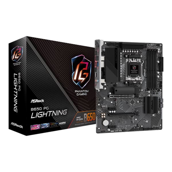 ASRock B650 PG Lightning - moderkort - ATX - Socket AM5 - AMD B650
