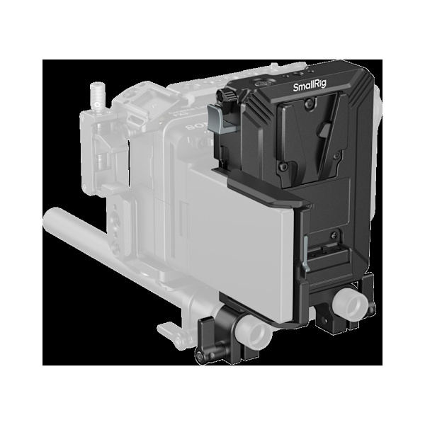 SMALLRIG V-Mount Batterijplaatkit 5226 Voor 15mm LWS-Stangen - Met LCD Beschermer En Kabelmanagement