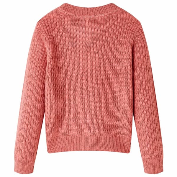 Stickad tröja för barn rosa 128