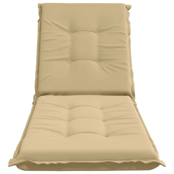 Solstol Kudde GEMERT 100% Polyester Beige 190 x 60 x 9 cm