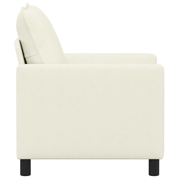 Soffa Gräddvit 76 x 81 x 87,5 cm Tyg