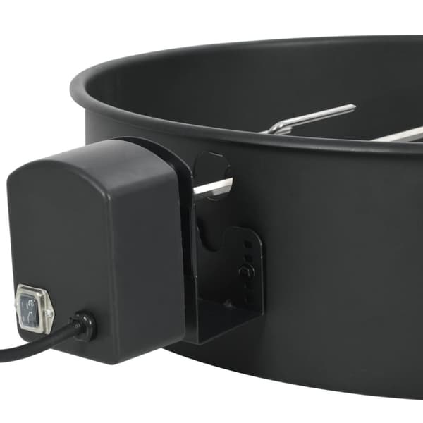 Rotisserieset med ring grill 57 cm svart