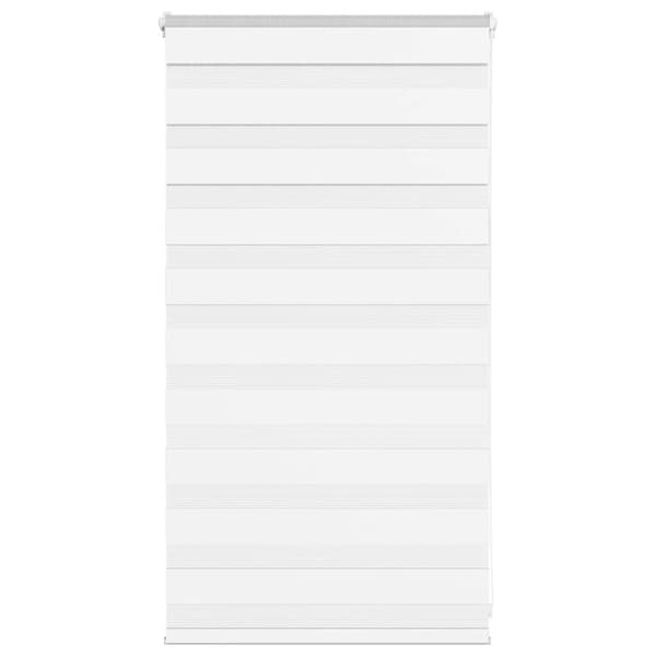 Rullgardin zebra vit 90x100 cm tyg bredd 85,9 cm polyester