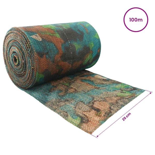 Juterrulle Kamouflage 25 x 10000 cm