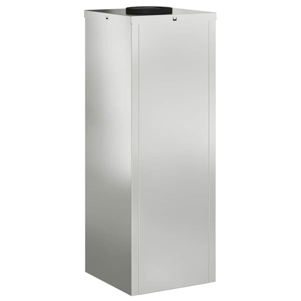 Solcell LED-vägbelysning 2 pcs Silver Galvaniserad