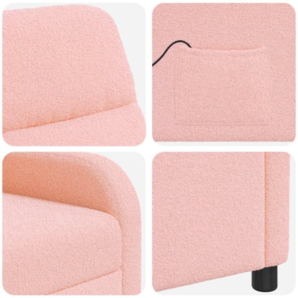 Massagefåtölj Rosa Bouclé