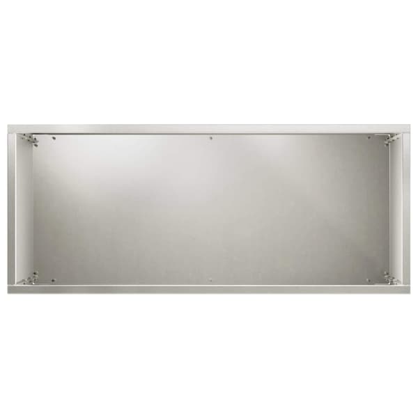 Trädgårdsplanterare Silver 40 x 20 x 75 cm Rostfritt stål