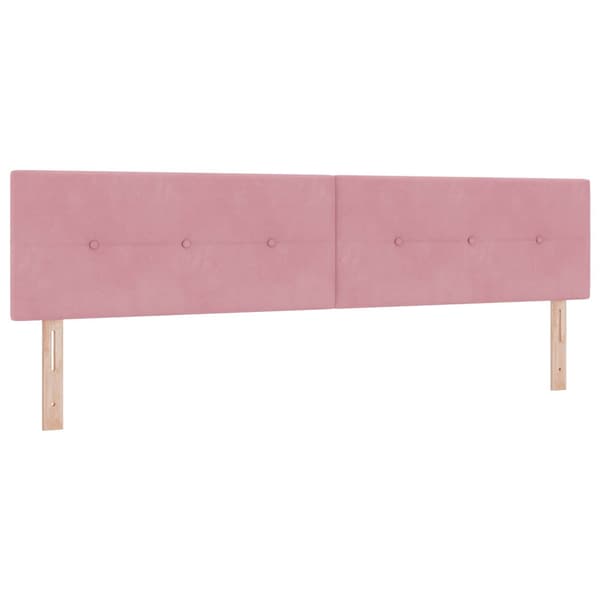 Ottoman säng med madrass Rosa 200 x 200 cm Sammet