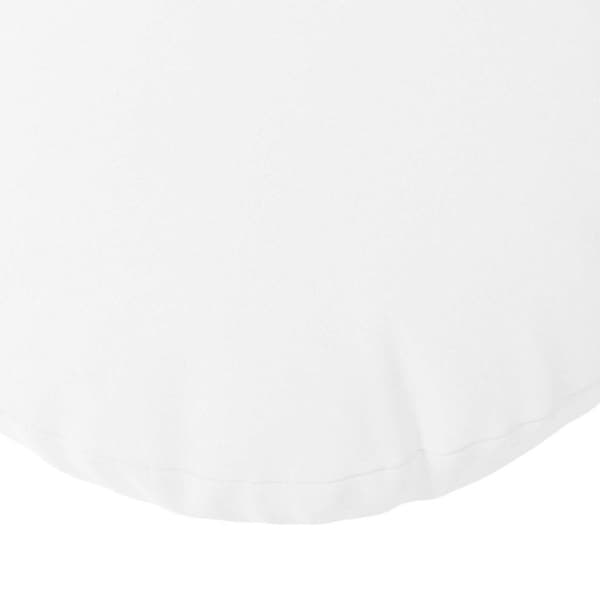 Sittkuddar 2 pcs Vit Ø80 x 29 cm tyg